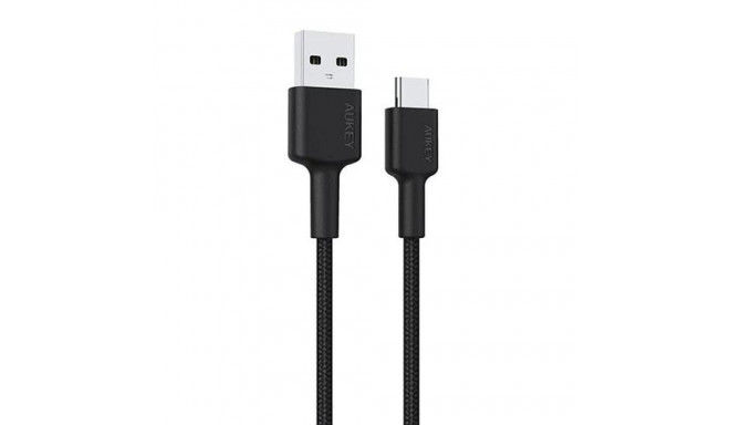 AUKEY CB-CD30 USB cable 0.9 m USB A USB C Black