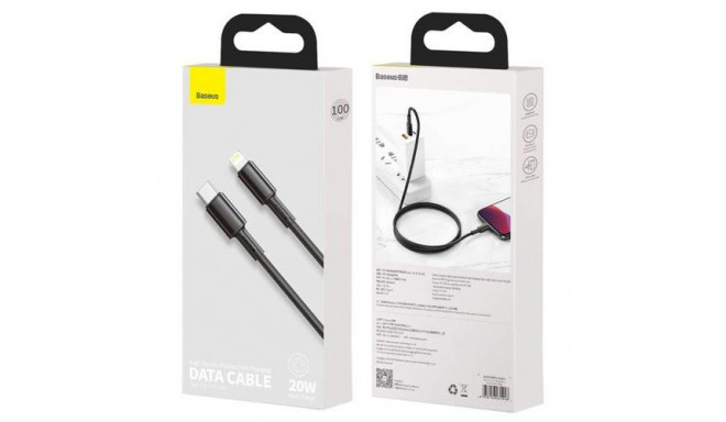 Baseus CATLGD-01 lightning cable 1 m Black