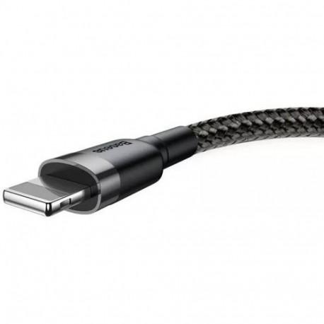 Baseus CALKLF-CG1 lightning cable 2 m Grey, Black