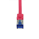 LogiLink C6A054S networking cable Red 2 m Cat6a S/FTP (S-STP)