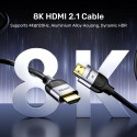 UNITEK C11086GY01-1.5M HDMI cable HDMI Type A (Standard) Black, Grey