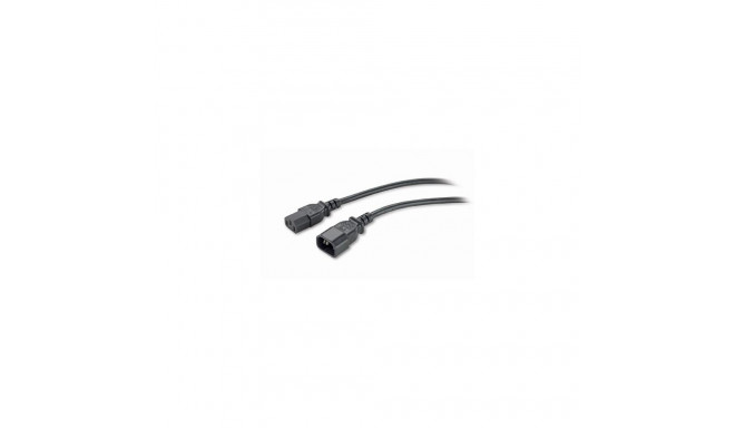 APC PWR Cord C13 - C14, 0.6 m Black 0.61 m C13 coupler C14 coupler