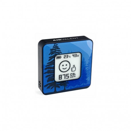 AIRVALENT AIRV-DEER digital weather station Black, Blue Battery