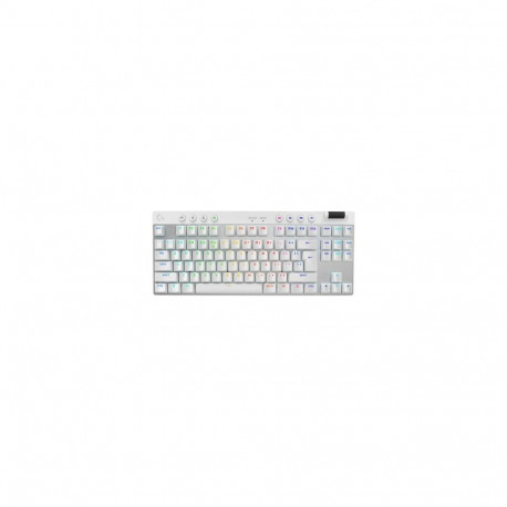 Logitech G PRO X TKL keyboard Gaming RF Wireless + Bluetooth QWERTY US International White