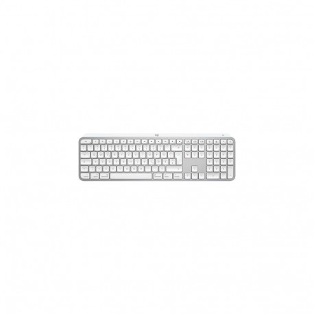 Logitech MX Keys S for Mac keyboard Office RF Wireless + Bluetooth QWERTZ German Aluminium, White