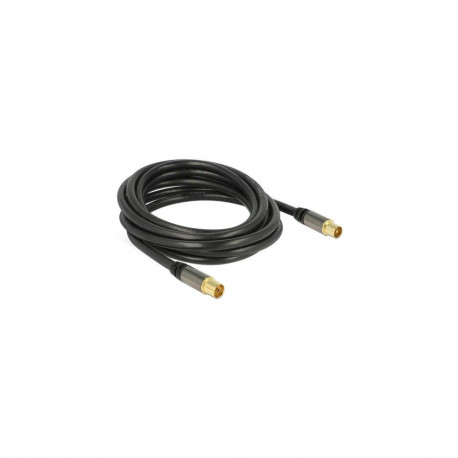 DeLOCK 88924 coaxial cable RG-6/U 3 m IEC Black