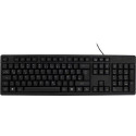 Inter-Tech K-118 keyboard Office USB QWERTZ German Black