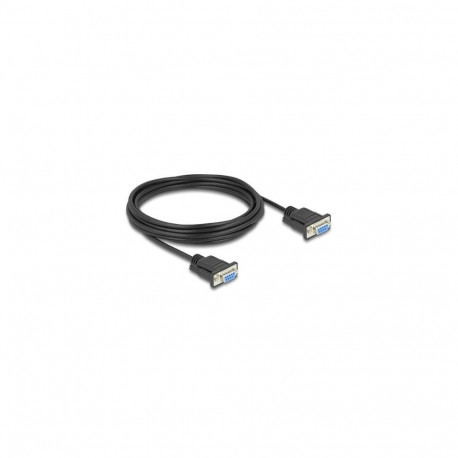 DeLOCK Serial Cable RS-232 D-Sub9 female to female with narrow plug housing 5 m