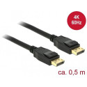 DeLOCK 85506 DisplayPort cable 0.5 m Black