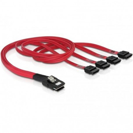 DeLOCK Mini SAS 36pin (SFF8087) -> 4 x SATA     -kaapeli, 50cm