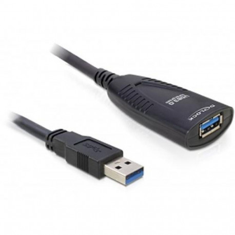 DeLOCK USB 3.0 5m USB cable USB 3.2 Gen 1 (3.1 Gen 1) Black