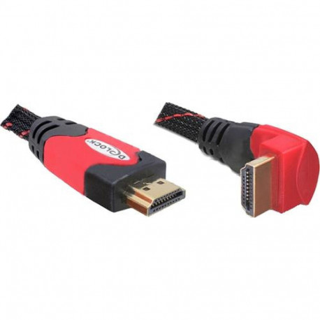 DeLOCK 5m HDMI HDMI cable HDMI Type A (Standard) Black, Red