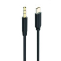 2GO 797219 audio cable 1 m 3.5mm USB Type-C Black