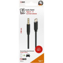 2GO 797219 audio cable 1 m 3.5mm USB Type-C Black