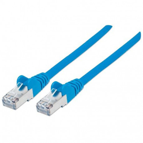 Intellinet Network Patch Cable, Cat6A, 10m, Blue, Copper, S/FTP, LSOH / LSZH, PVC, RJ45, Gold Plated