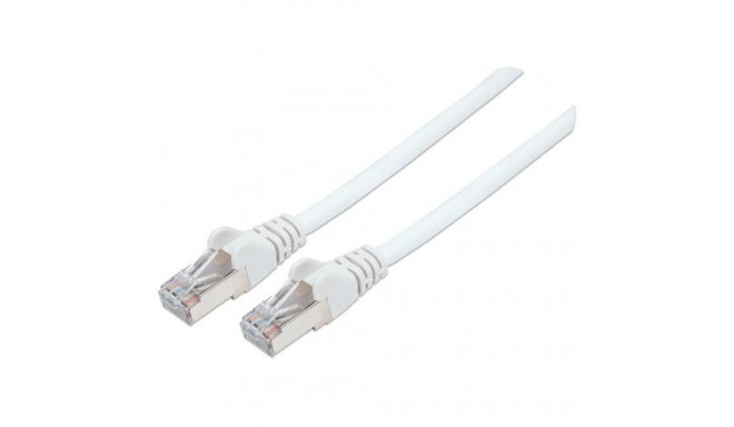 Intellinet Network Patch Cable, Cat6, 10m, White, Copper, S/FTP, LSOH / LSZH, PVC, RJ45, Gold Plated