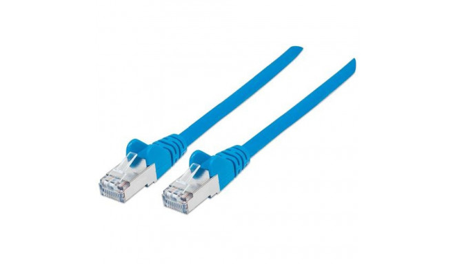 Intellinet Network Patch Cable, Cat6, 10m, Blue, Copper, S/FTP, LSOH / LSZH, PVC, RJ45, Gold Plated 