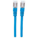 Intellinet Network Patch Cable, Cat6, 10m, Blue, Copper, S/FTP, LSOH / LSZH, PVC, RJ45, Gold Plated 