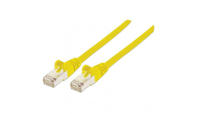 Intellinet Network Patch Cable, Cat6, 5m, Yellow, Copper, S/FTP, LSOH / LSZH, PVC, RJ45, Gold Plated