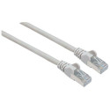 Intellinet Network Patch Cable, Cat6, 1m, Grey, Copper, S/FTP, LSOH / LSZH, PVC, RJ45, Gold Plated C