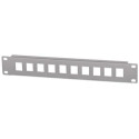 Intellinet Patch Panel, Blank, 10&quot;, 1U, 10-Port, Grey