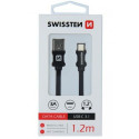 Swissten 71521201 USB cable 1.2 m USB A USB C Black