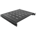 Intellinet 19&quot; Sliding Shelf, 1U, 800 to 1000mm Depth, shelf depth 550mm, Black