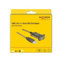 DeLOCK 64073 serial cable Transparent 2 m USB Type-A DB-9