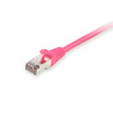 Equip Cat.6A S/FTP Patch Cable, Pink, 20m