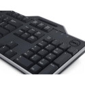 DELL KB-813 keyboard Office USB QWERTY Russian Black
