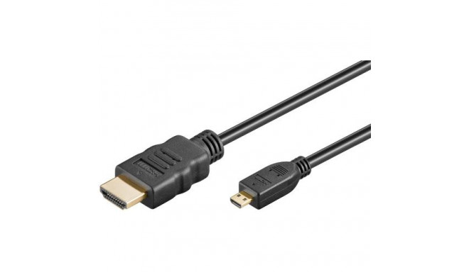 Goobay 53785 HDMI cable 2 m HDMI Type A (Standard) HDMI Type D (Micro) Black