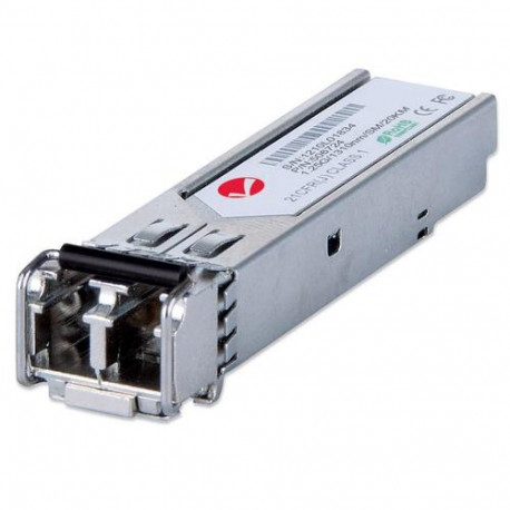 Intellinet Transceiver Module Optical, Gigabit Fiber SFP Mini-GBIC, 1000Base-Lx (LC) Single-Mode Por