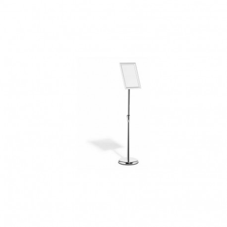 Durable 479823 sign holder/information stand A4 Aluminium, Plastic, Steel Silver
