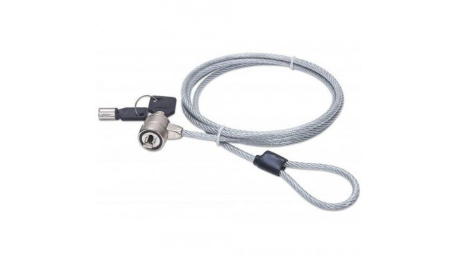 Manhattan Laptop Lock (Kensington) with two keys, Compatible with Kensington standard style locks, 1