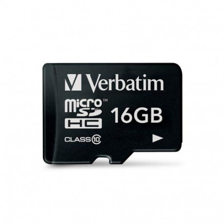 SD MicroSD Card 16GB Verbatim SDHC Premium Class 10 retail