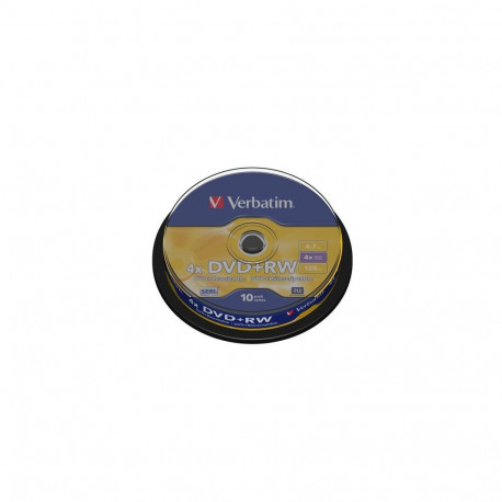 Verbatim DVD+RW Matt Silver 4.7 GB 10 pc(s)
