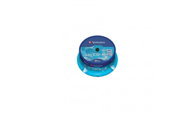 Verbatim CD-R AZO Crystal 700 MB 25 pc(s)