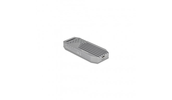 DeLOCK 42033 storage drive enclosure SSD enclosure Grey M.2