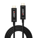 Lindy 15m Fibre Optic Hybrid USB Type C Cable, Audio / Video Only Lindy 15m Fibre Optic Hybrid USB Type C Cable, Audio / Video Only