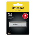 Intenso Alu Line USB flash drive 8 GB USB Type-A 2.0 Silver