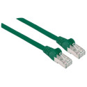 Intellinet Network Patch Cable, Cat6A, 2m, Green, Copper, S/FTP, LSOH / LSZH, PVC, RJ45, Gold Plated