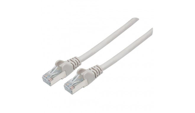 Intellinet Network Patch Cable, Cat6A, 3m, Grey, Copper, S/FTP, LSOH / LSZH, PVC, RJ45, Gold Plated 