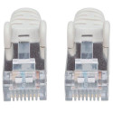 Intellinet Network Patch Cable, Cat6A, 15m, Grey, Copper, S/FTP, LSOH / LSZH, PVC, RJ45, Gold Plated