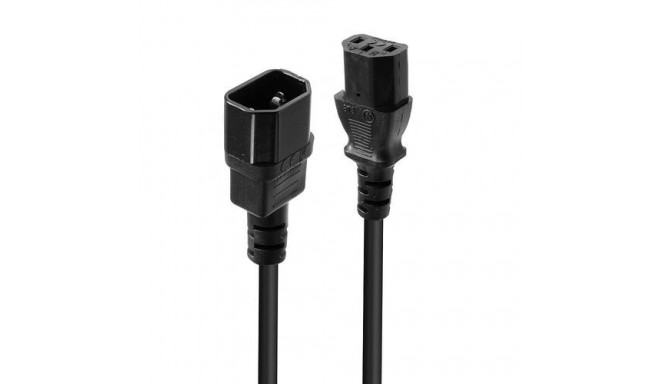 Lindy 1m IEC Extension Cable, Black