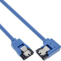 InLine SATA 6Gb/s round cable one side right angeled 90°, w/latches, 0.5m