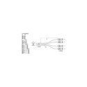 InLine SAS Cable Mini SAS SFF8087 to 4x SATA direct OCR 0.5m