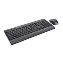 Trust Trezo keyboard Mouse included Universal RF Wireless QWERTZ German Black
