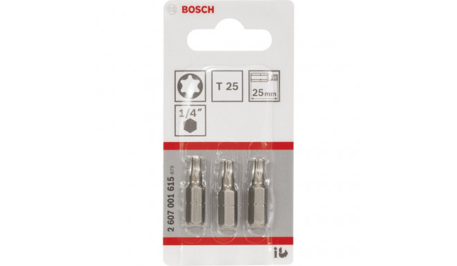 Bosch 2 607 001 615 screwdriver bit 3 pc(s)