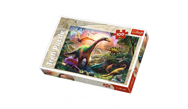 Trefl 16277 puzzle Jigsaw puzzle 100 pc(s) Dinosaurs