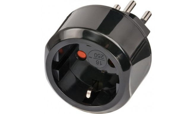 Brennenstuhl 1508642 power plug adapter Type J (CH) Black